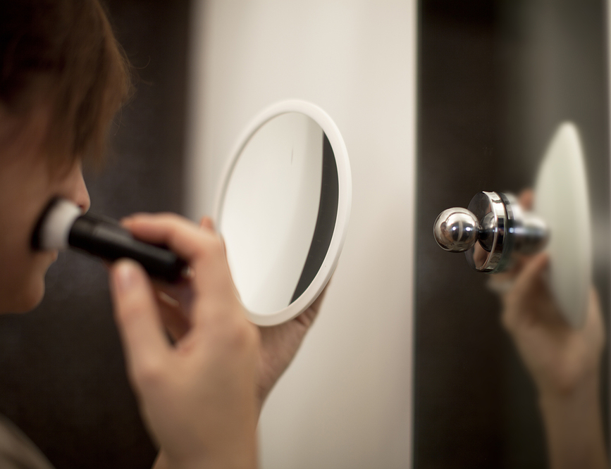 Espejo de Maquillaje con aumento 15x Bosign, 16,5 cm