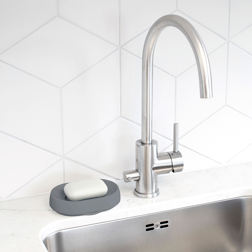 Flow Plus Porte-Savon ovale, blanc