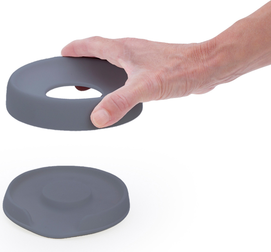 Flow Plus Porte-Savon rond, blanc