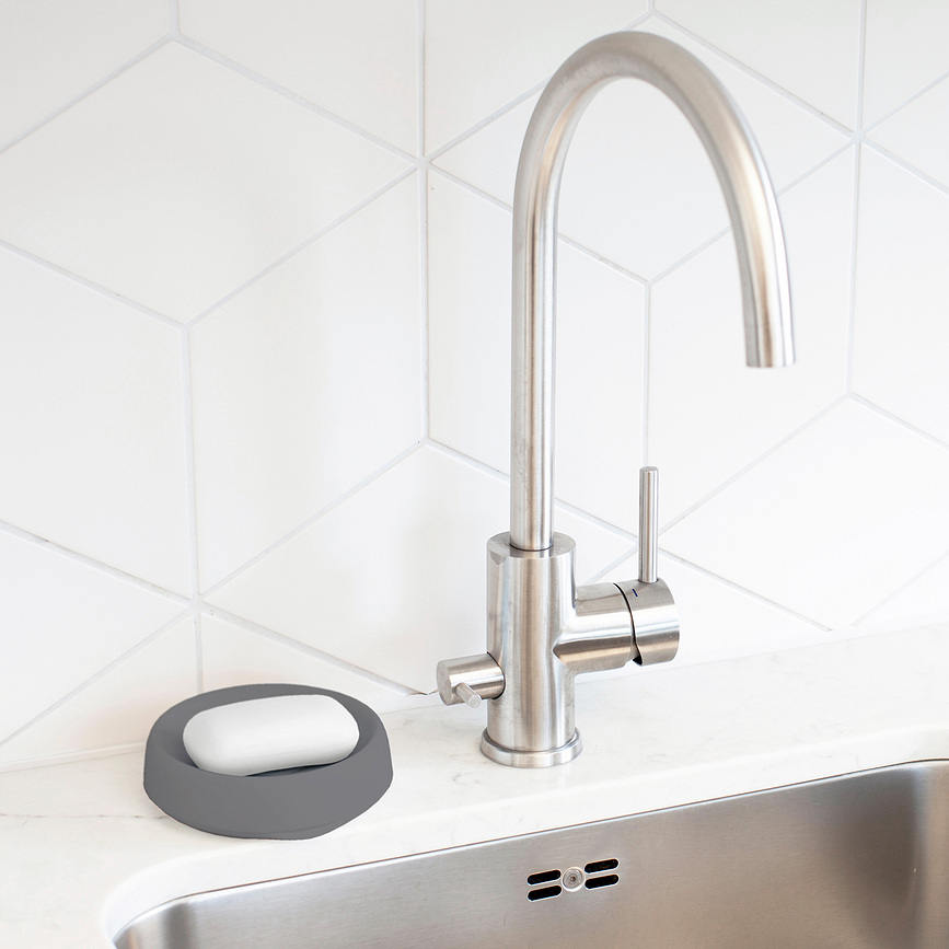 Flow Plus Porte-Savon rond, blanc