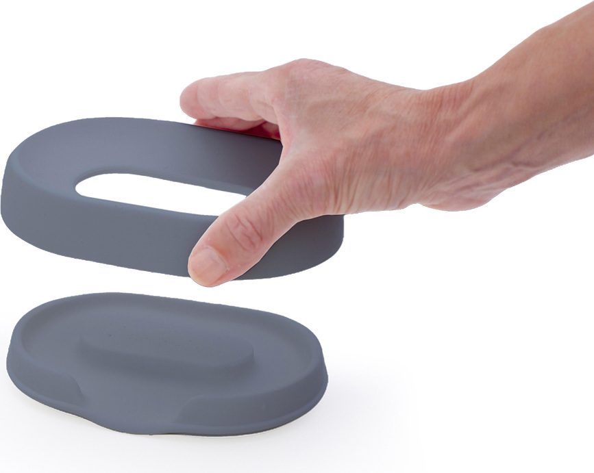 Flow Plus Mydelnica ovalna siva