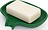 Flow Porte-savon, vert foncé