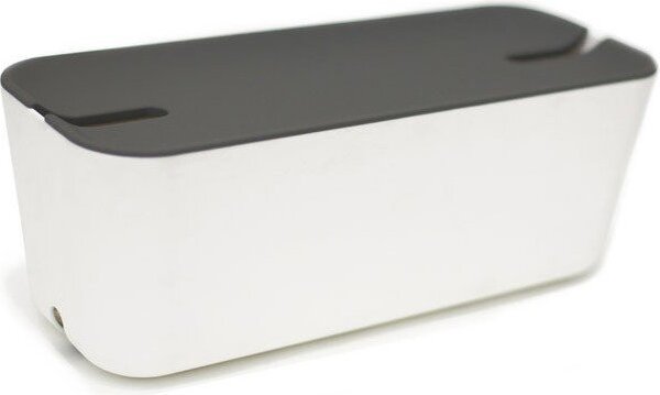 Hideaway Kabelbox XL weiß-grau