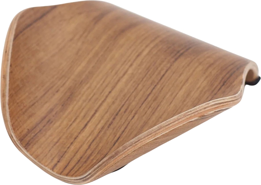 Jabonera de madera de nogal Leaf