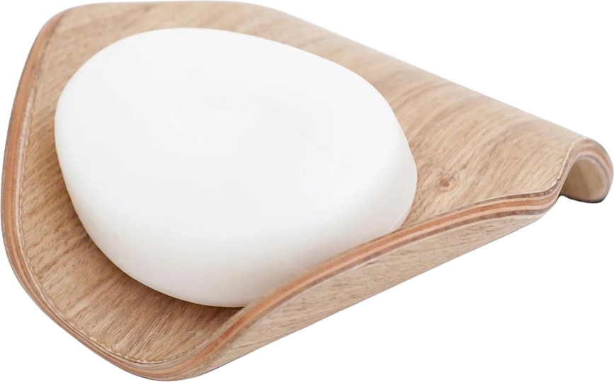 Jabonera Leaf de madera de sauce