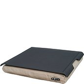 Laptray Tray black with anti-slip coating and with a sand pillow