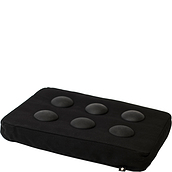 Nešiojamojo kompiuterio pagalvėlė Surfpillow medvilninė juodos spalvos