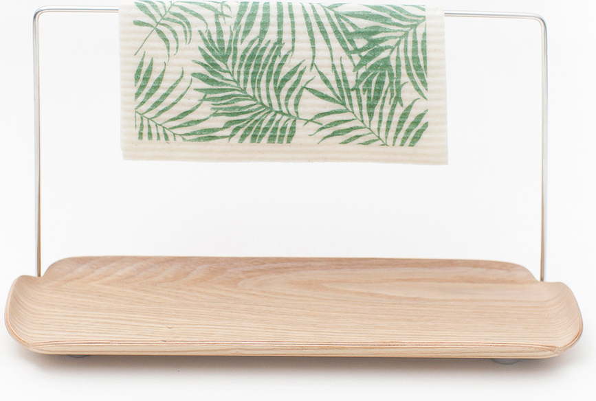 Organizador Bosign para fregadero, madera de nogal