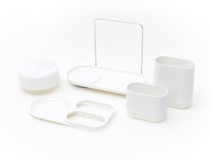 Organizador para Fregadero Do Dish Caddy Plus, blanco, Set de 5 piezas