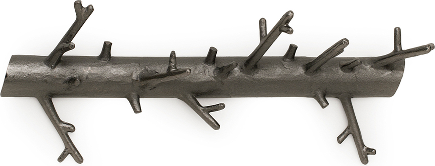 Perchero de acero chapado Branch, Talla L, gris