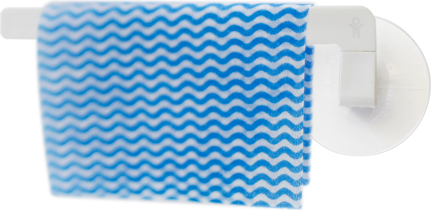 Soporte para bayetas Bosign, gris oscuro, para fregadero