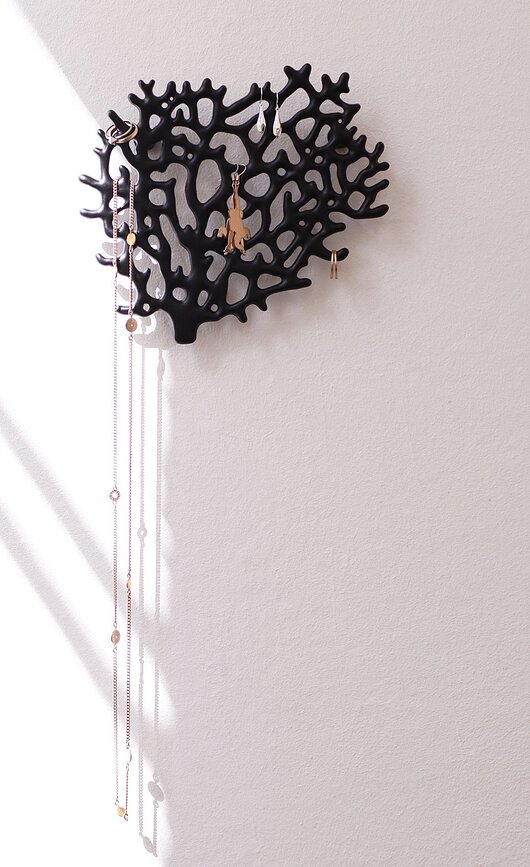 Soporte para joyas Coral, blanco