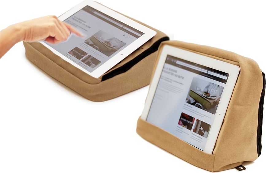 Tabletpillow 2 Tahvelarvuti või iPadi ümbris kreemjas