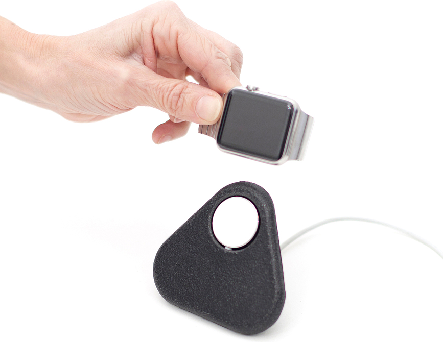 Tetra Nightstand Stalak za Apple Watch crni željezni