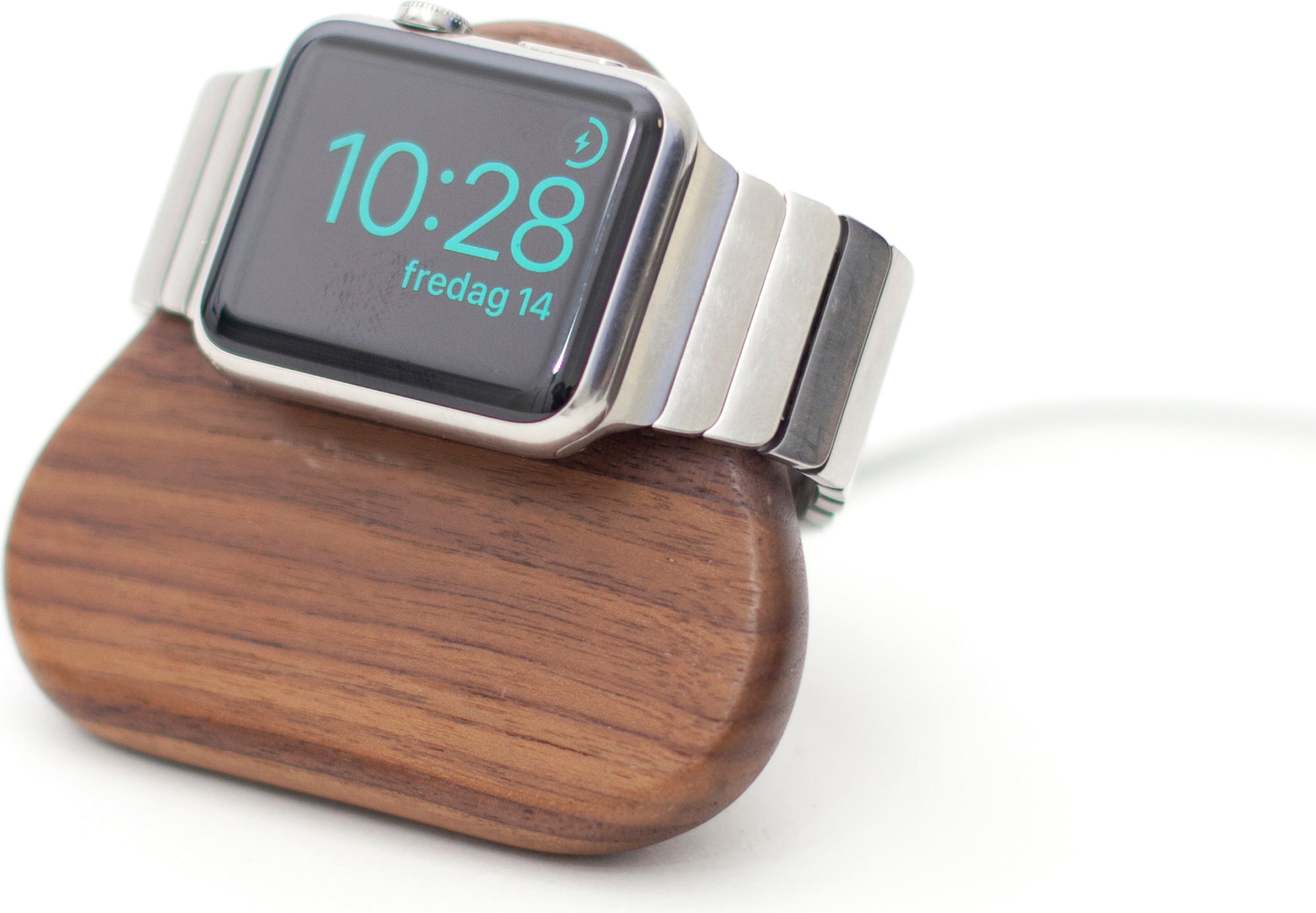 Tetra Nightstand Ständer Nuss für Apple Watch