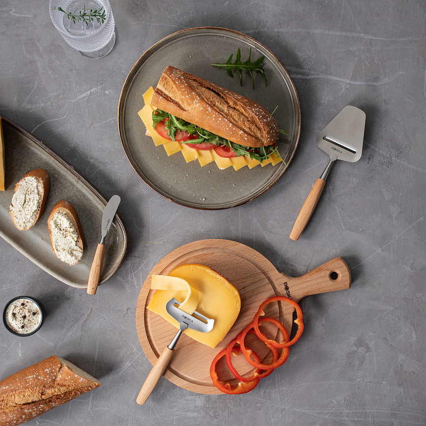 Amigo Coupe-Fromage pour fromage à pâte molle, 17,5 cm