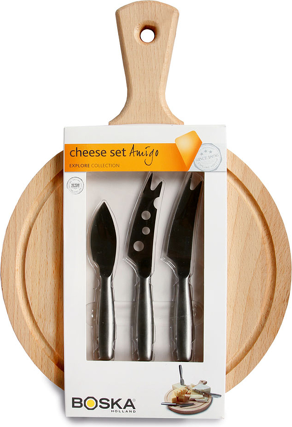 Amigo Deska za serviranje sirov, z noži