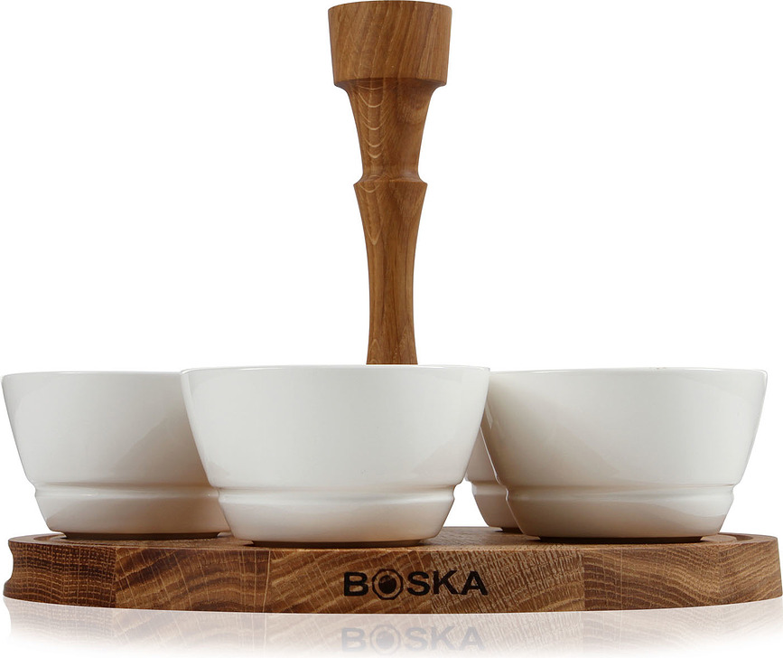 Boska Plateau de service avec coupelles, Set 6 pièces