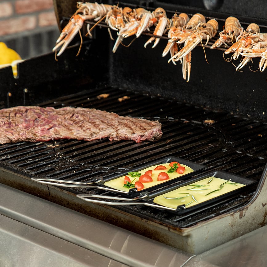 Cheese Barbeclette Tava za Raclette sa špatulom 2 kom.