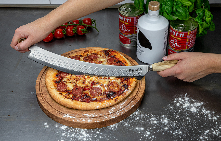 Cuchillo para pizza y queso Oslo