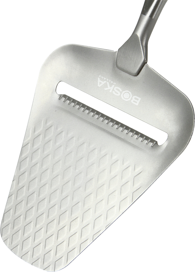 Cuchillo para quesos duros y semiduros Monaco Plus, plateado