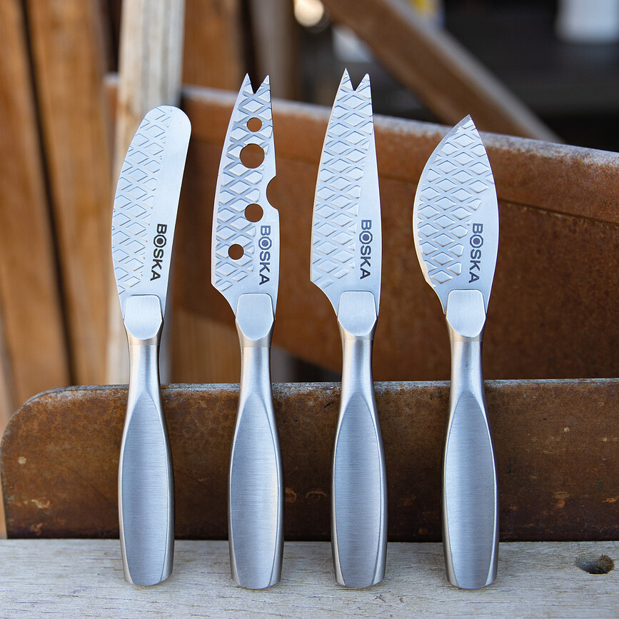 Cuchillos para Queso Monaco Plus, 4 unidades