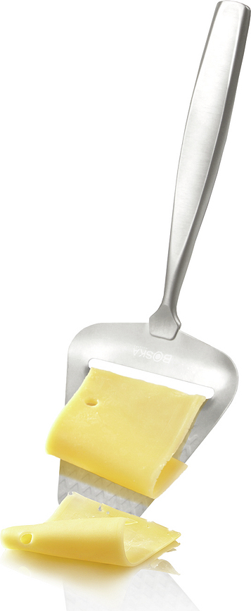 Monaco Plus Couteau pour fromages durs et semi-durs, argenté