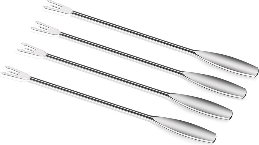 Monaco Plus Fourchettes à Fondue, Lot de 4