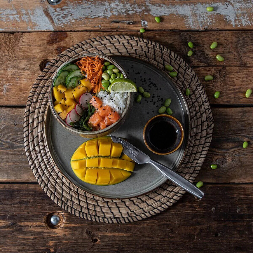 Monaco Plus Set de Couteaux de Cuisine, Couteau de Chef et Couteau d'Office, Lot de 3