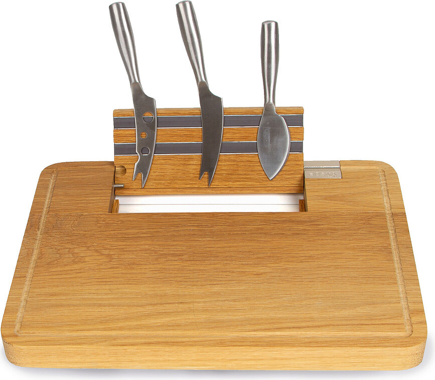 Party Set à Fromage, avec planche et couteaux