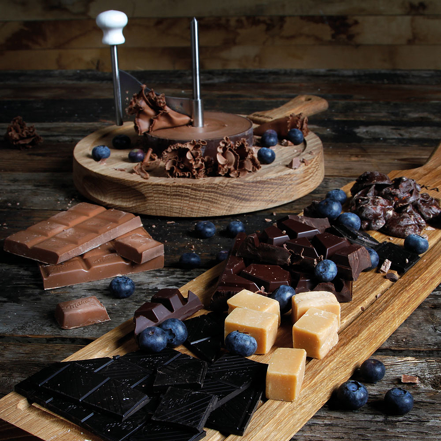 Raspador para queso Girolle y chocolate Friends