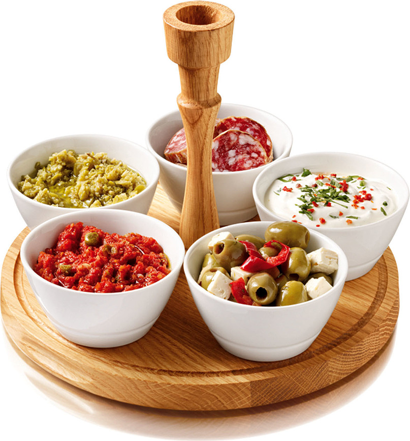 Set de Servicio Boska, con bandeja y cuencos, 6 piezas