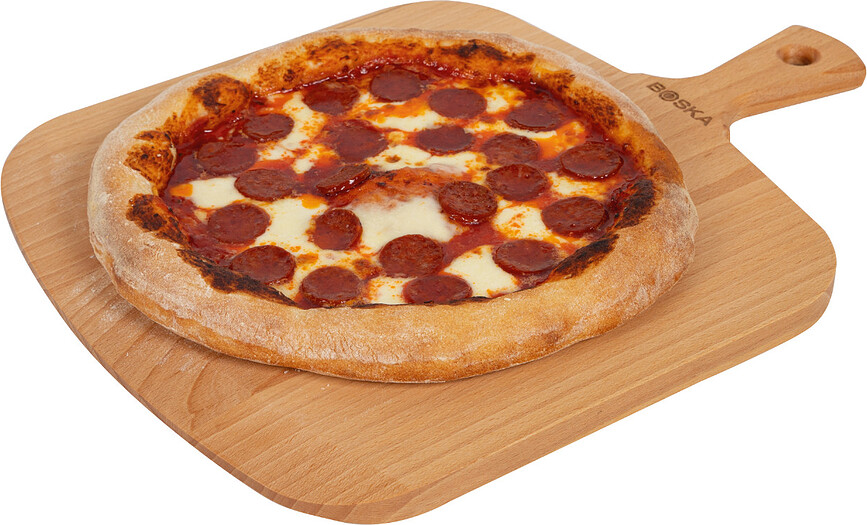 Tabla de pizza Amigo, con mango