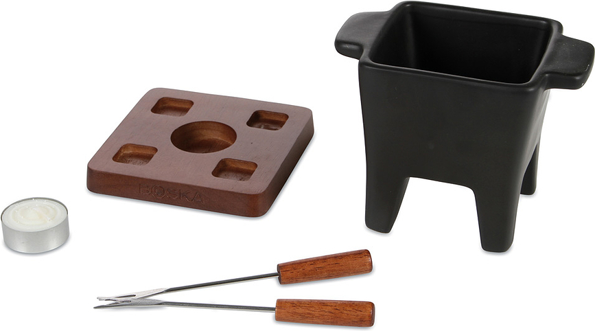Tapas Set à Fondue, petit, noir