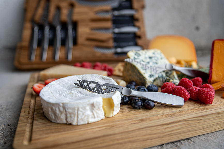 Ultimate Monaco Plus Set à Fromage avec planche de service, Set 11 pièces