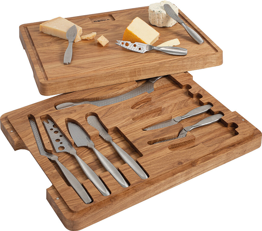 Ultimate Monaco Plus Set à Fromage avec planche de service, Set 11 pièces