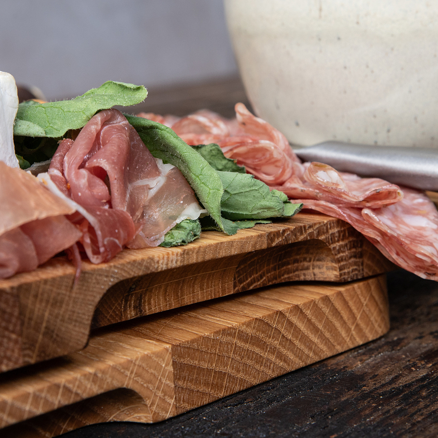 Ultimate Monaco Plus Set De Couteaux À Fromage Et Planche De Service, Set 10 pièces