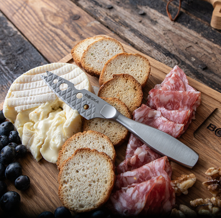 Ultimate Monaco Plus Set De Couteaux À Fromage Et Planche De Service, Set 10 pièces