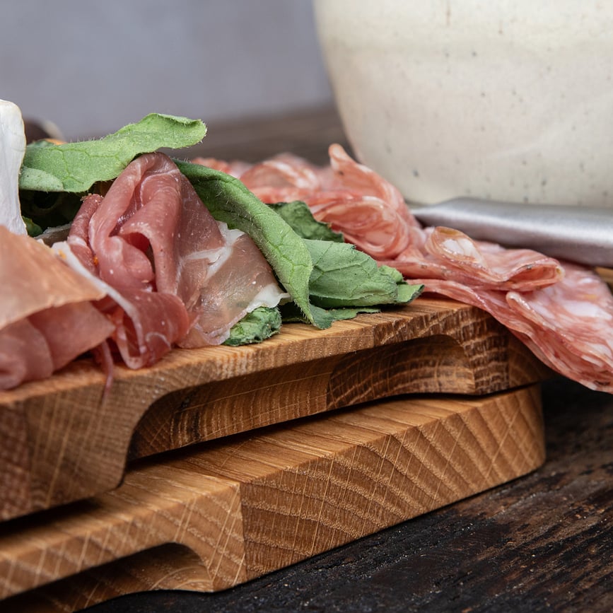 Ultimate Monaco Plus Set Noževa za Sir s Daskom za Posluživanje Set od 10 dijelova