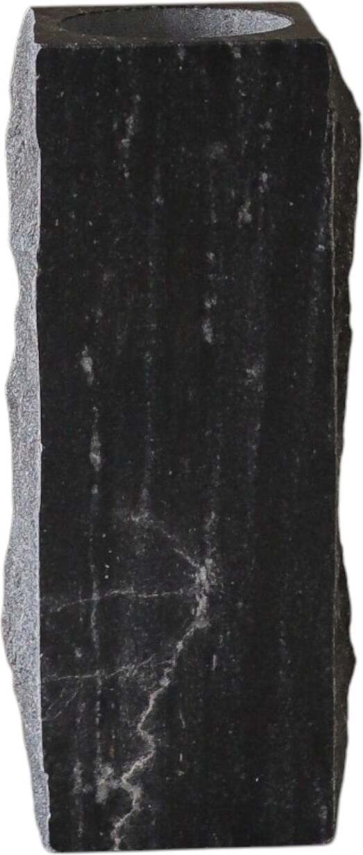 Botane Edge Vase 30 cm, grauer Marmor