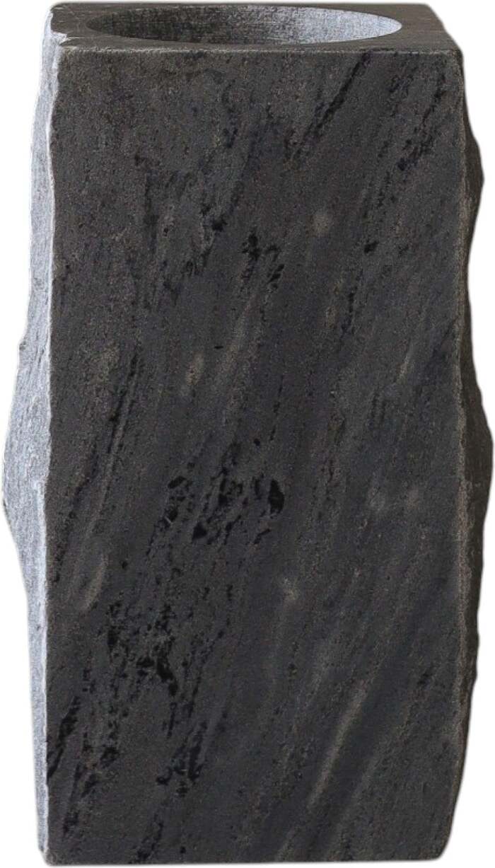 Botane Edge Vase 30 x 15 cm, grauer Marmor
