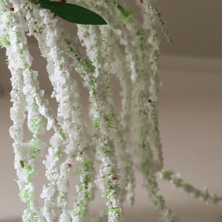 Botane Fleur artificielle amarante, 120 cm, verte