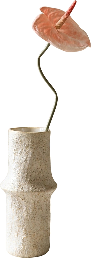 Botane Fleur Artificielle Anthurium, 67 cm, corail