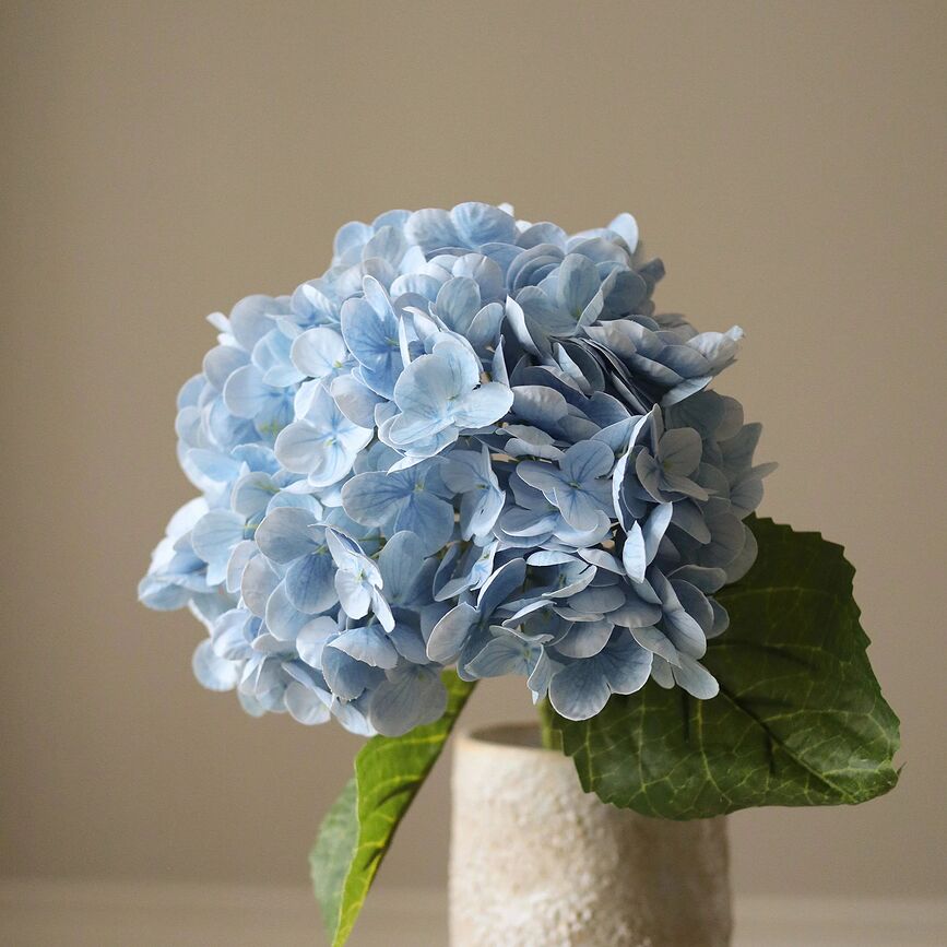 Botane Fleur artificielle Hortensia, 51 cm, bleue