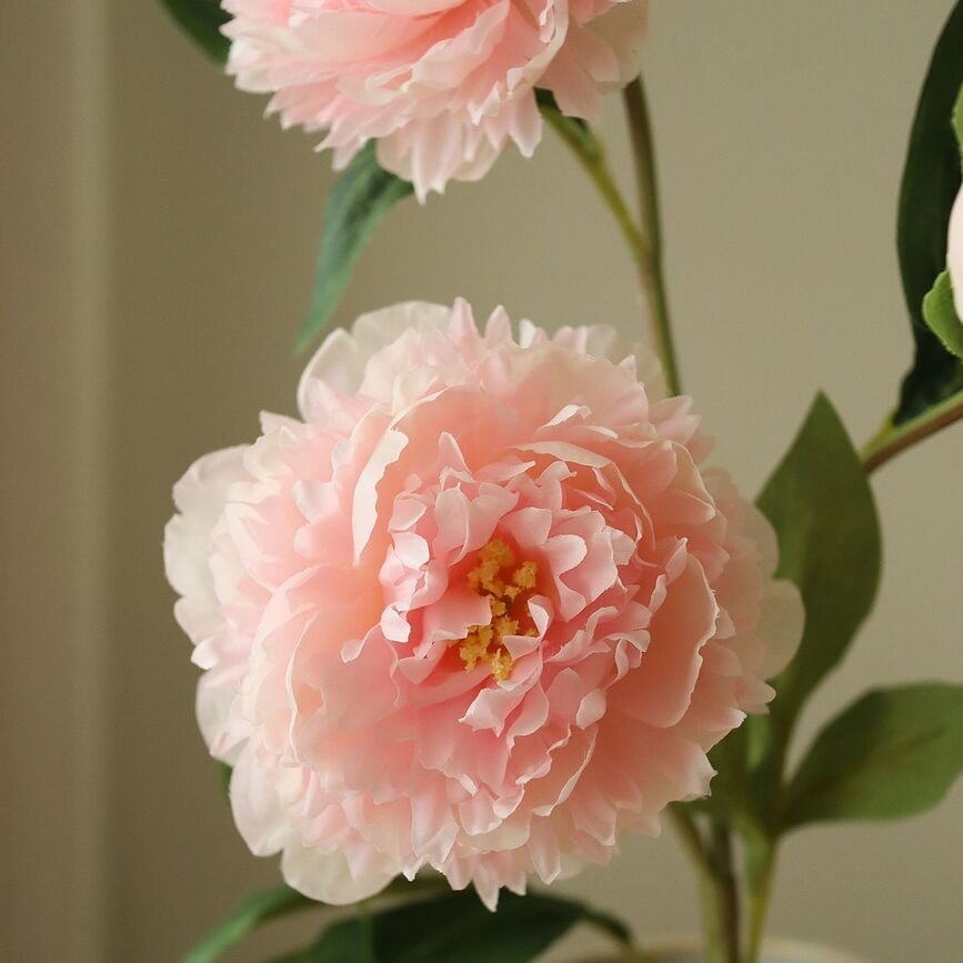 Botane Fleur Artificielle Pivoine, 77 cm, rose clair
