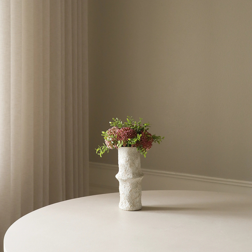 Botane konstgjord blombukett hagtorn 30 cm, ljusgrön