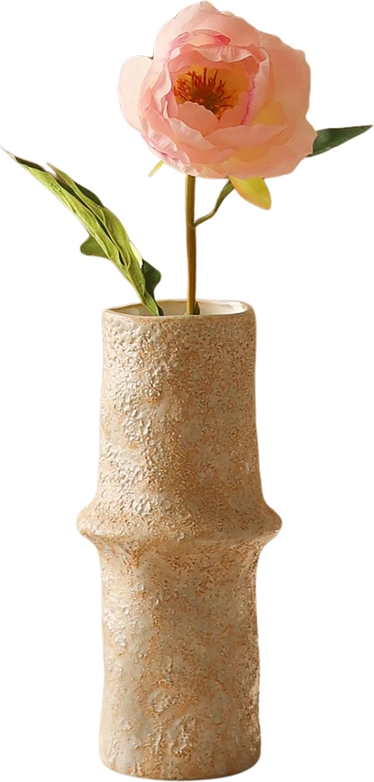Botane konstgjord blomma pion 47 cm, rosa