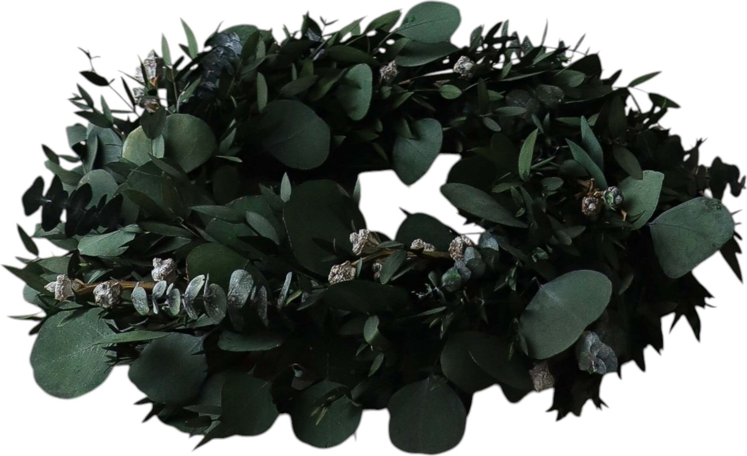 Botane Kranz Eukalyptus 40 cm, grün gemischt