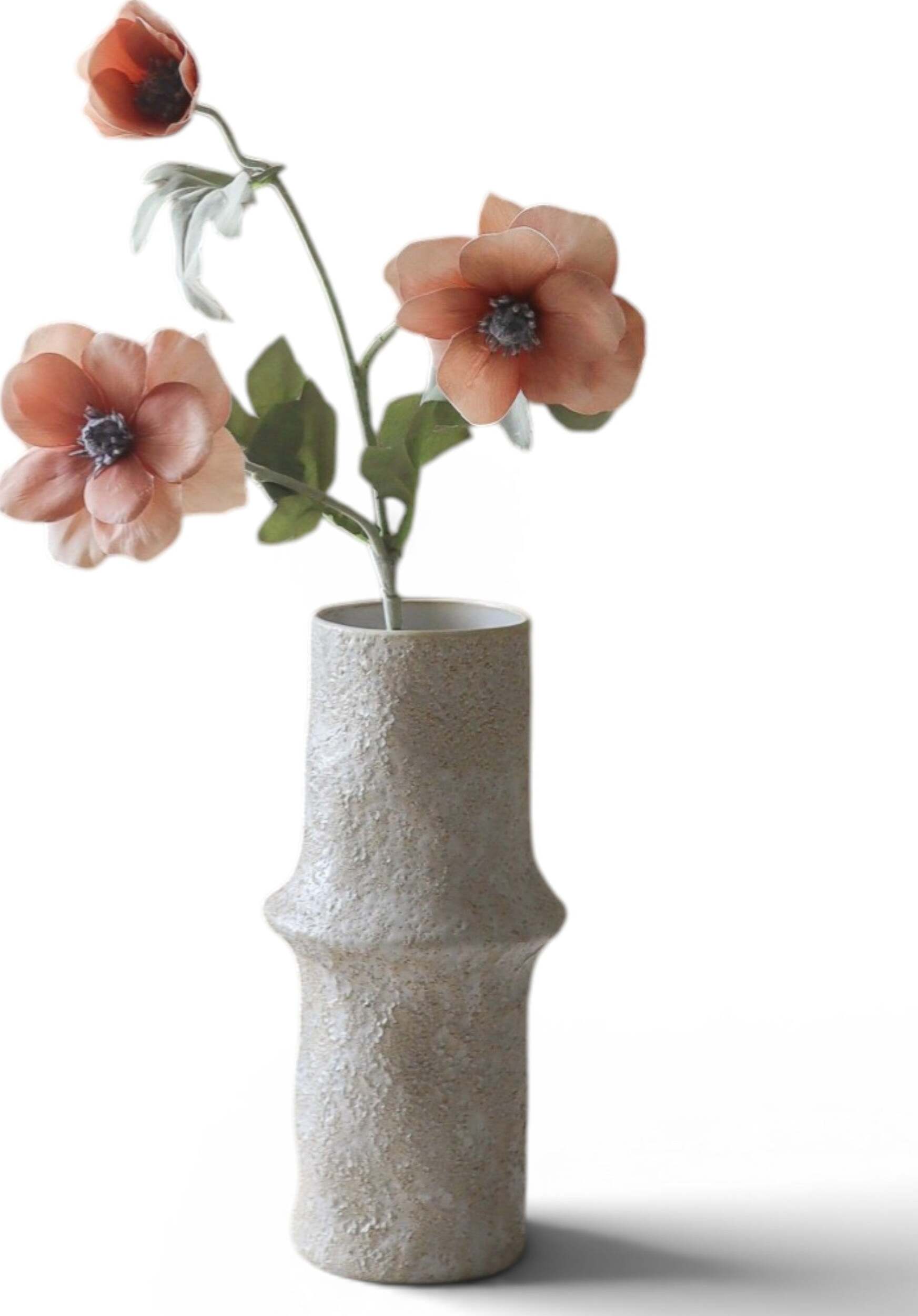 Botane Kranzanemone Kunstblume 70 cm, champagnerfarben