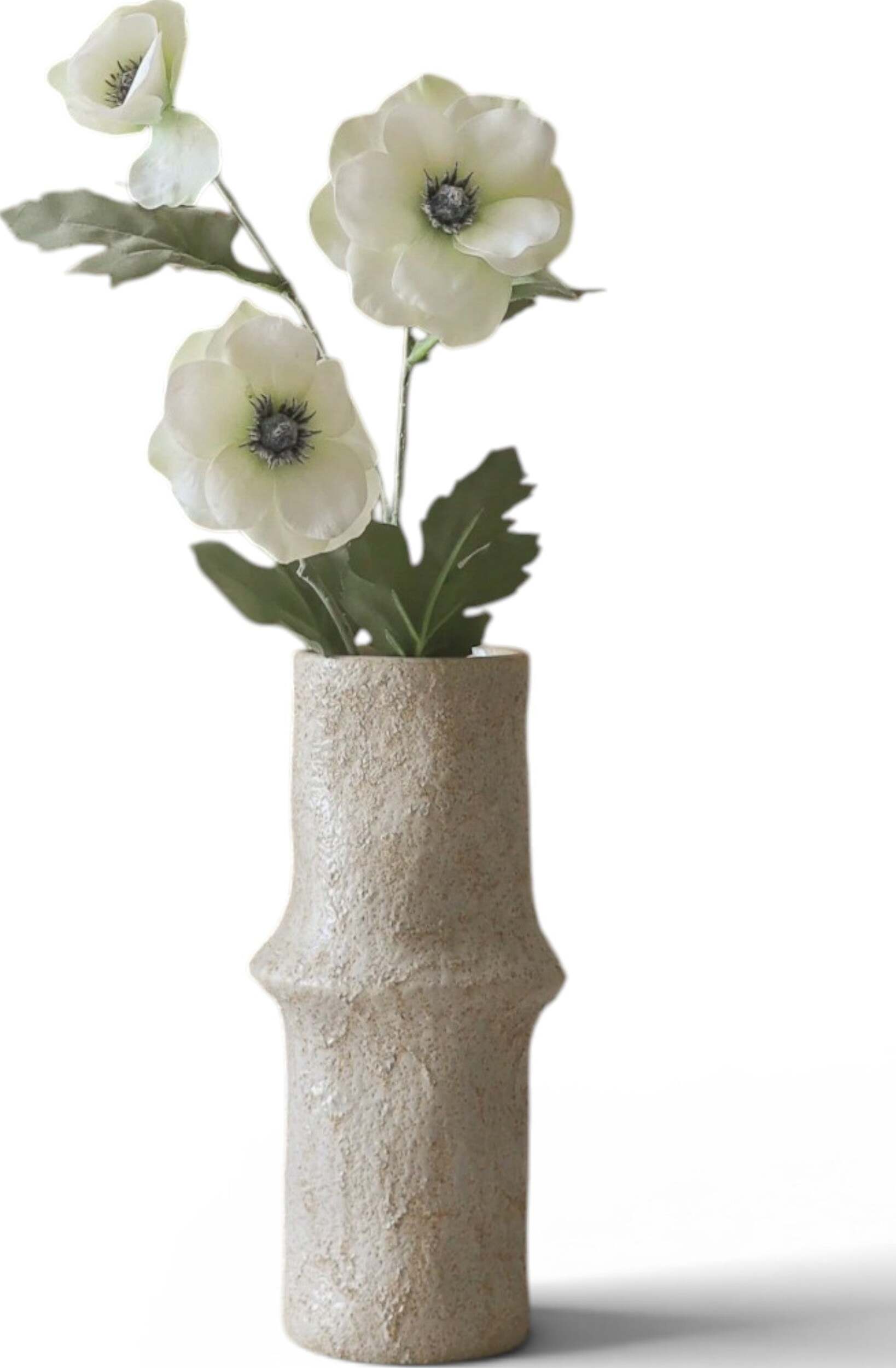 Botane Kranzanemone Kunstblume 70 cm, weiß